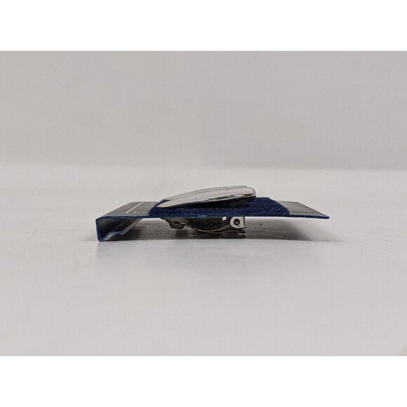 Vintage Givenchy Bijoux Silvertone Leaf Clip On Earrings - Picture 3 of 13